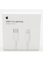 Genuine Apple USB-C to Lightning 1m/3ft Charging Cable MUQ93AM/A 20 Watt - White