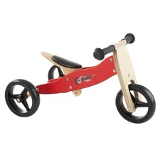 Lil' Rider Wooden 3-in-1 Convertible Balance Bike No Pedals Learning New in Box