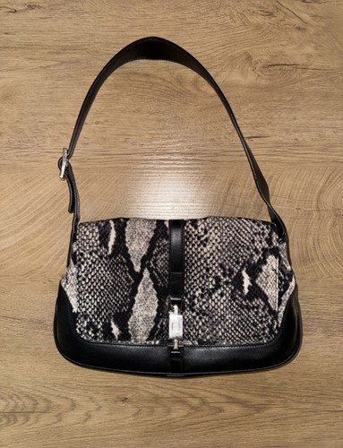 Gucci Tom Ford Snakeskin Print Jackie Shoulder Bag Spring/Summer 2000