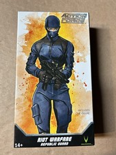 Valaverse Action Force Figure Female Riot Warfare Republic Guard Trooper