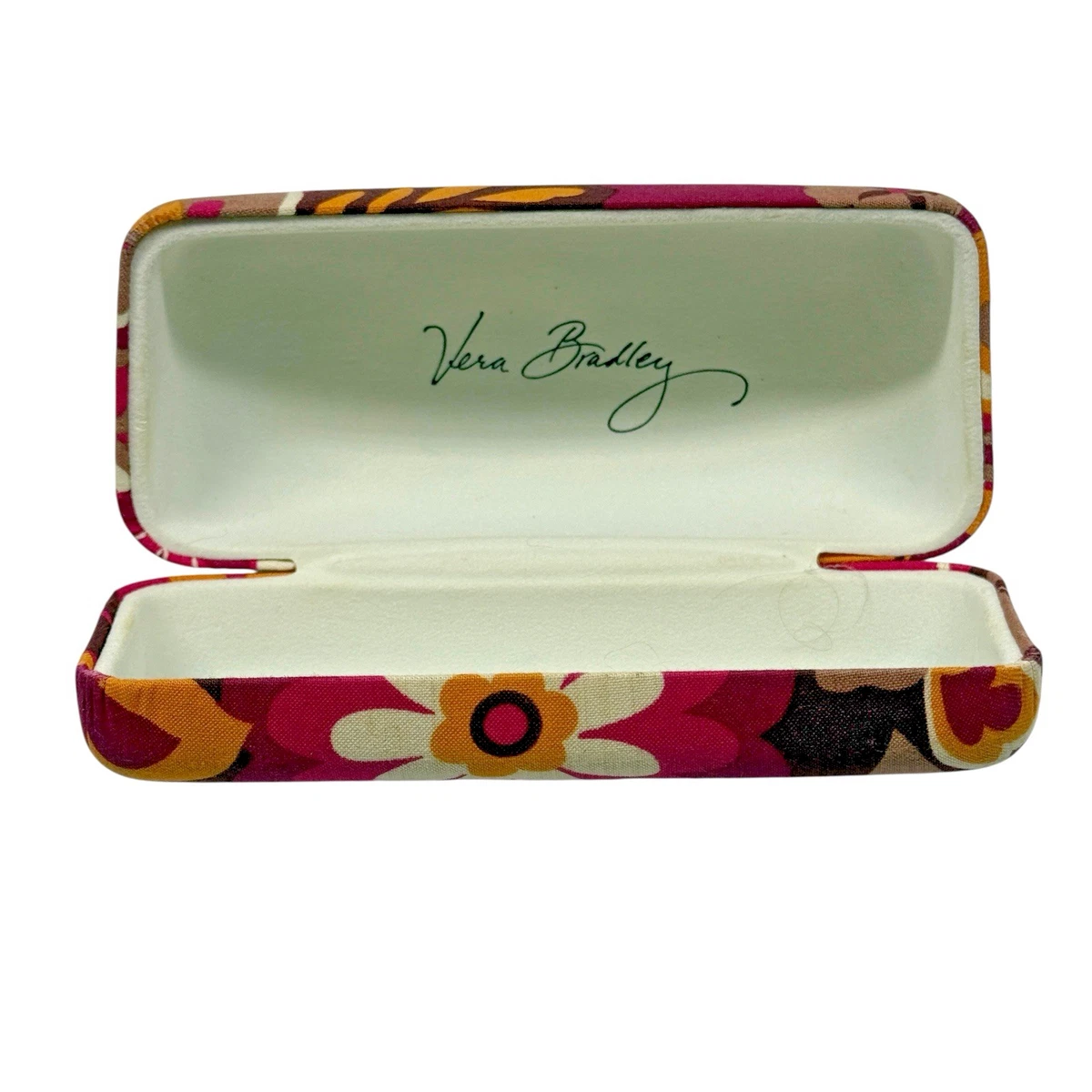 Vera Bradley Floral Clam Shell Sunglasses Case‎ - Pink and Green New Vera Bradley Floral Clam Shell Sunglasses Case | eBay main image 4