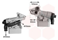ÖLküHler MotoröL *** IR Plus *** VAN Wezel 43013710 Aluminium Kunststoff FüR X62
