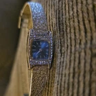 Seiko Women’s Vintage Manual Wind Blue Sunburst Dial Rectangular Bracelet