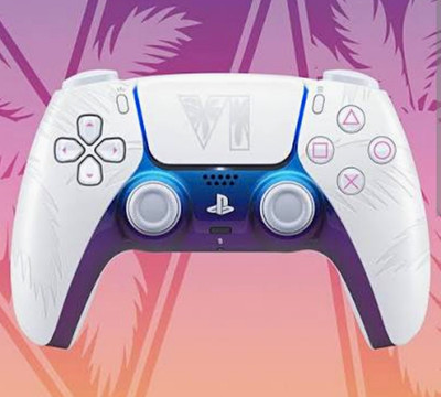 Sony DualSense Wireless Controller PlayStation 5 PS5 Weiß GTA 6 Limited Edition 