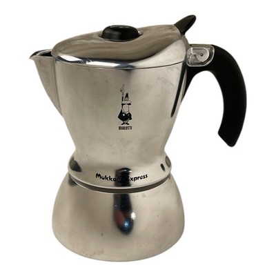 Bialetti Mukka Express Stove Top Espresso Cappuccino Latte Coffee Maker NEW OPEN