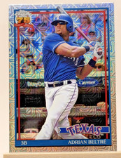 2026 Topps Series 1 Adrian Beltre Silver Pack Mojo Refractor Rangers #91C-1