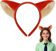 Fox Ears Headband for Fox Costume Women Adult - Animal Ears Headband Halloween C