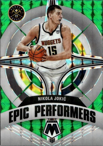 Nikola Jokic #3 2021 Panini Mosaic Epic Performers card