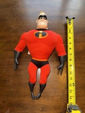 Disney Pixar Incredibles2 MR. INCREDIBLE Plush 14" vinyl head, hands and feet