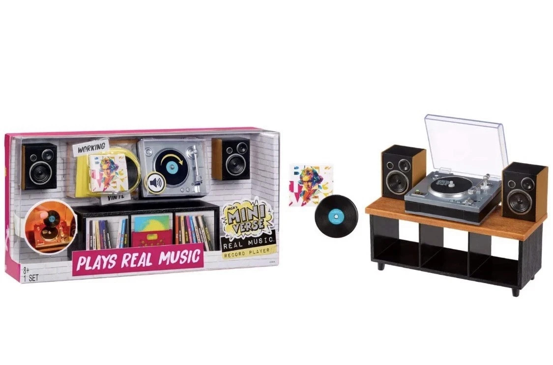 MGA's Miniverse Real Vinyl Music Record Player