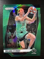 2024 Panini Prizm WNBA #99 Breanna Stewart Green Prizms