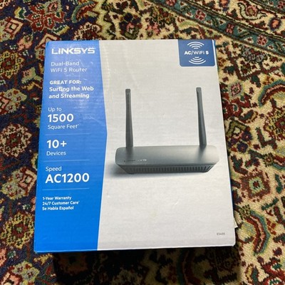 Linksys E5400 WiFi Router Dual-Band AC1200 (WiFi 5) - New, Factory Sealed -2