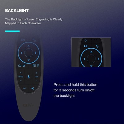 G10S Pro BT Voice Remote Control 2.4G + Bluetooth Wireless Air Mouse fit Android