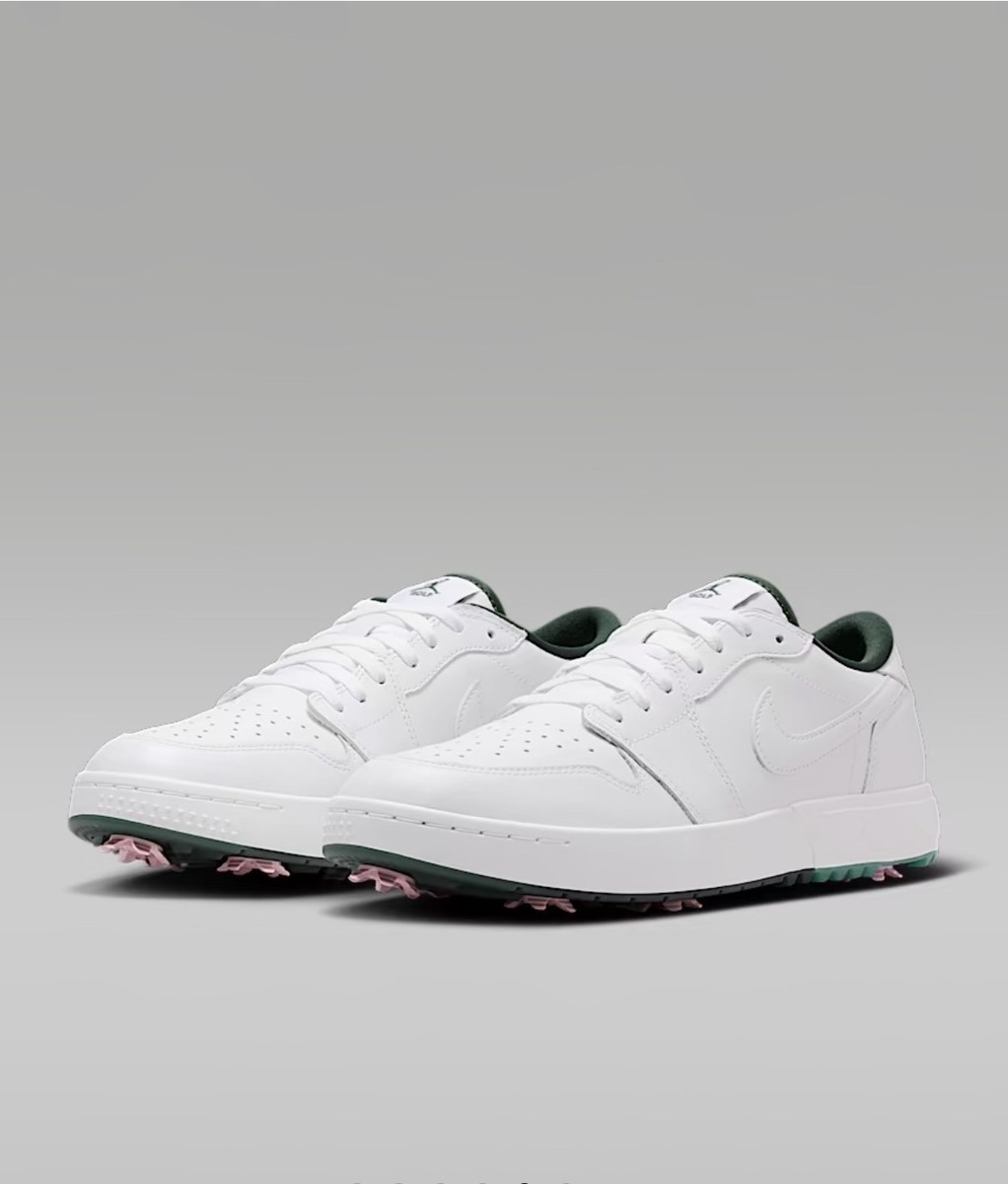 NEW NIKE Air Jordan 1 Low G Spiked IQ3417-100 Masters golf shoes