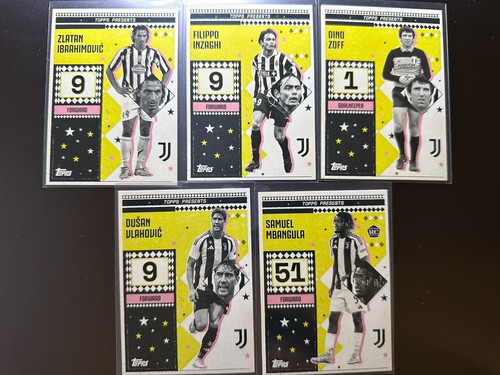 2025 Topps Juventus Team Set Presents Base - Zlatan Ibrahimovic Inzaghi 5 Lots