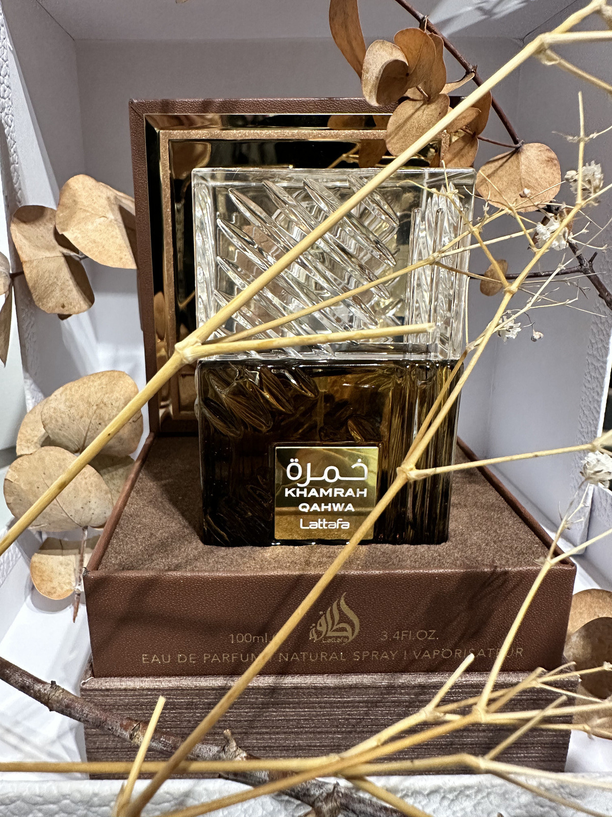 Lattafa Khamrah Qahwa eau de parfum mixte 100ml au sillage ambré et précieux