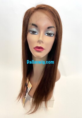 Open Box WannaBe 100% Remy Human Straight FH Amber 24'' Lace Front Wig
