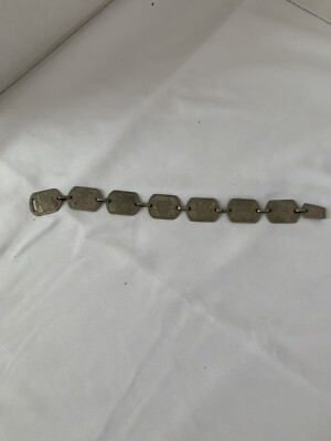 Bracelet Link Style Primitive Rustic Possible Trench Art Steampunk Handmade