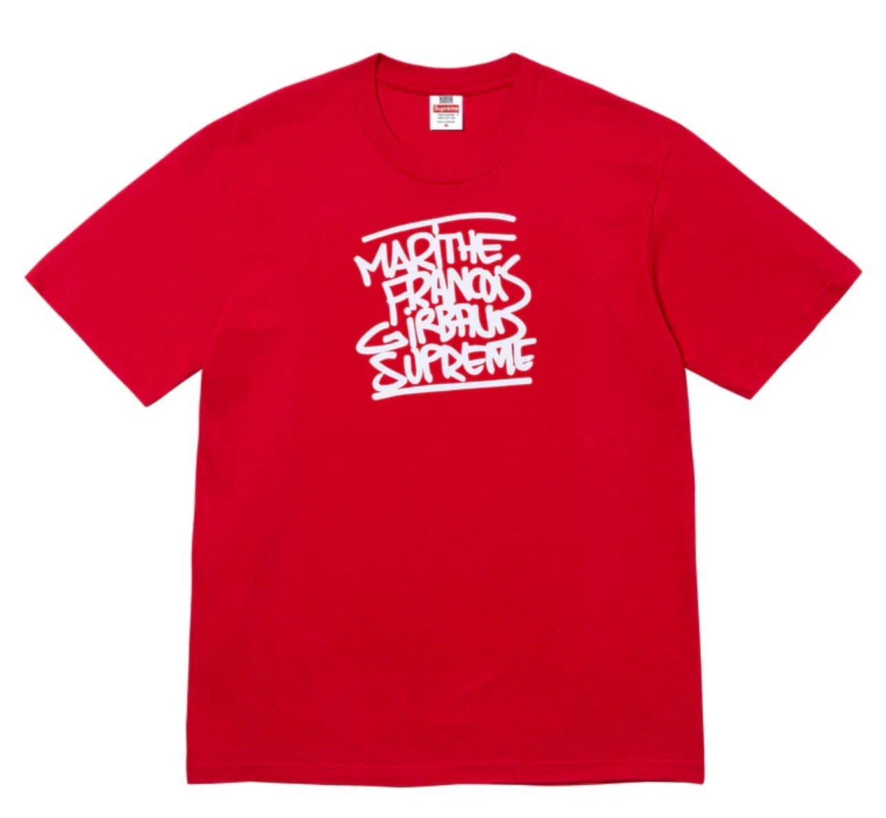 ? Tee shirt Supreme®/Marithé + François Girbaud  Rouge  GRAND  SS25  ÉPUISÉ !!!