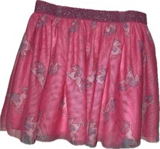 Girls Pink Unicorn Skirt Size 8