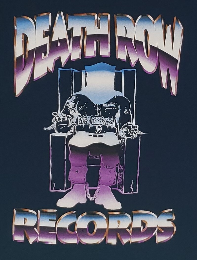 FILA T shirt blu scuro Death Row Records taglia large