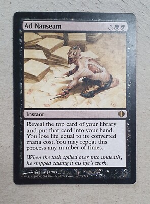 MtG - Ad Nauseam / Until Vomiting x1 - Alara - Rare - Tutor Commander Staple