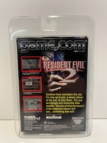 RESIDENT EVIL 2 NEW SEALED GAME.COM TIGER RARE NTSC USA 1998