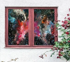 3D Texture 1685NAO Window Film Print Sticker Cling Stained Glass UV Block Fa