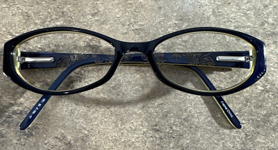 Jill Stuart JS 183-2  Navy/Green Flex Hinge Eyeglasses Frames 51-17-130-27 G16
