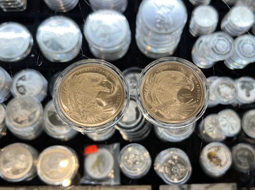 LOT OF 2 X 2oz Double Eagle Flag of Strength Freedom .999 SILVER IN CAPSULE - Picture 11 of 11