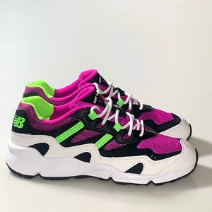 new balance 850 white pink green