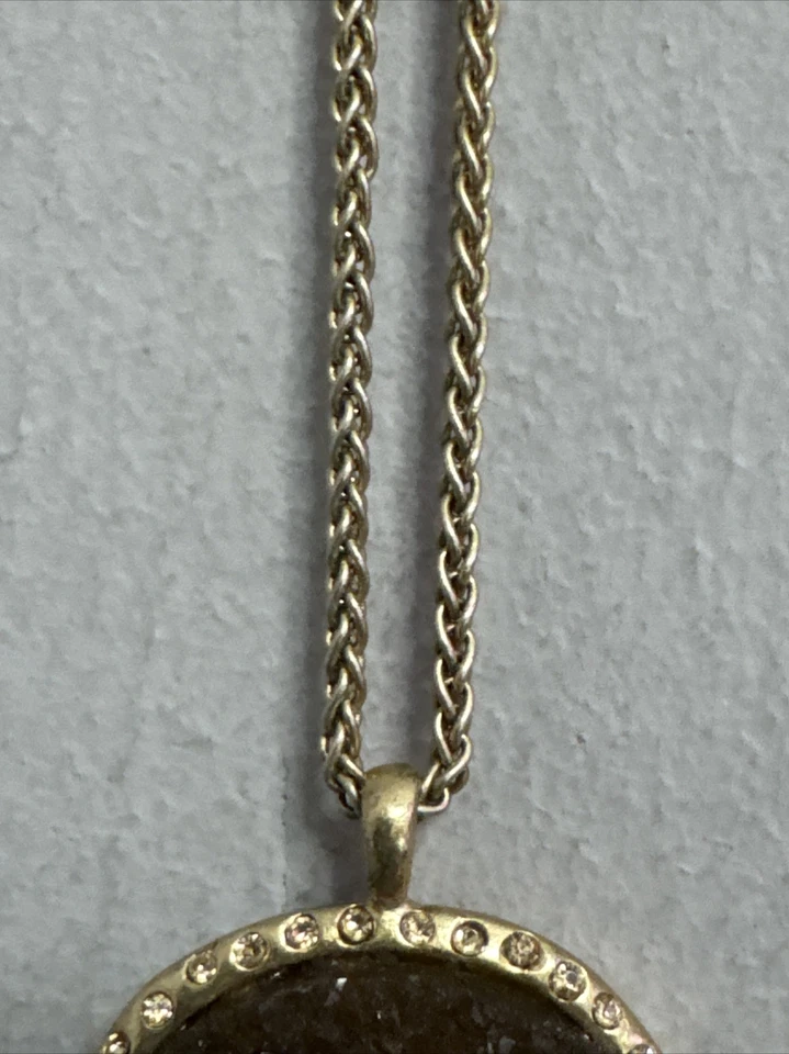 Sigrid Olsen Colgante Collar Tono Oro Piedra Roja 18” Foto 3 de 4