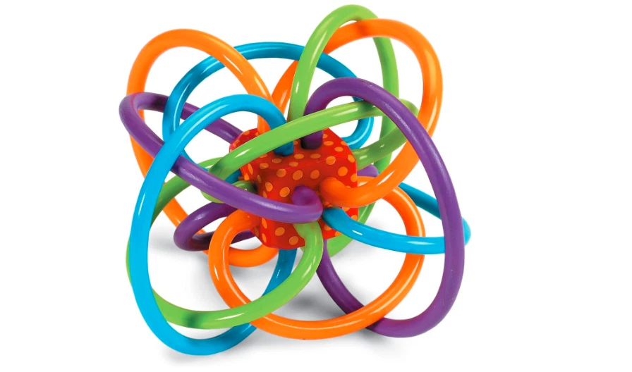 Teething Toy Baby Teether Rattle Sensory Toddler Developmental Toys Safe Babies