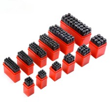 Letter Number Stamp Punch Set Hardened Steel Metal Leather Steel Punch Alphabet