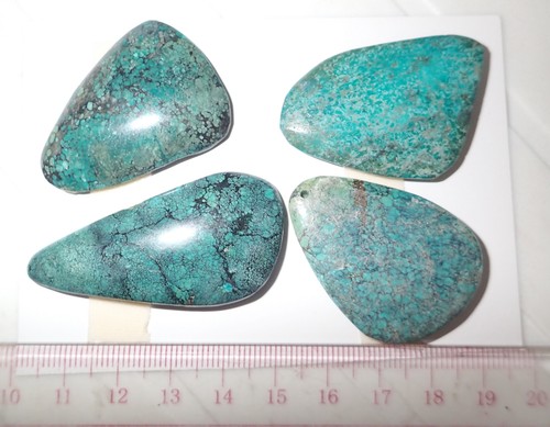 Turquoises Naturelles D'Arizona Brut - Lot De 3 Pierres, 188 Carats, Non Traitées