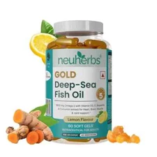 Neuherbs Gold Deep-Sea Fish Oil With Higher Strength Omega-3 (60 softgel) Cap