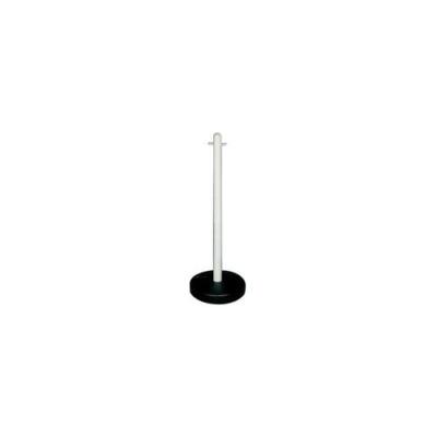 328349 , Freestanding Post Circular Plastic Base White | eBay UK