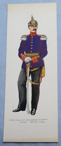 ORIGINAL X 8 BRIAN MOLLOY IMPERIAL GERMAN ARMY OFFICERS' PAINTINGS #3 - Picture 10 of 19