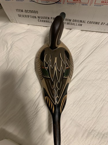DUCKS UNLIMITED WOODEN PINTAIL DECOY! NIB! - Picture 3 of 10