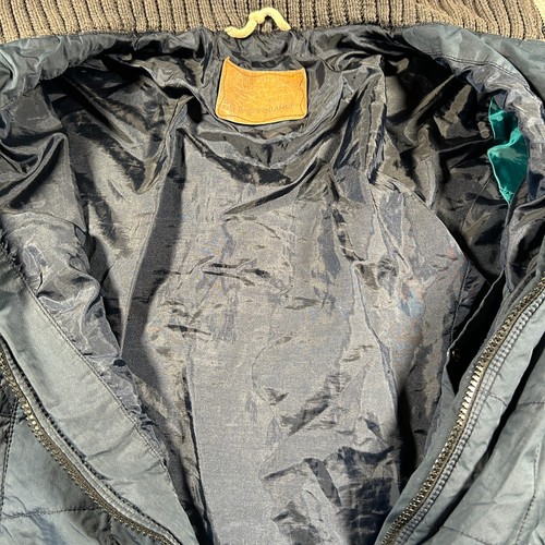 Hugo Boss Orange Jacket Men Black Quilted Puffer Padded Outdoor Mock Neck ZipUp - Picture 4 of 10