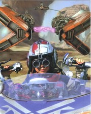 Star Wars Anakin Skywalker In Pod Race 8 x 10 Glossy Postcard #1 NEW UNUSED