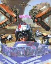 Star Wars Anakin Skywalker In Pod Race 8 x 10 Glossy Postcard #1 NEW UNUSED