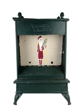 Antique Decorative Brooks Burner Herd-Bailey Ardmore Oklahoma Steel Gas Heater