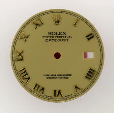Original Men's Rolex Datejust 36mm 116233 116203 Gloss Ivory Roman