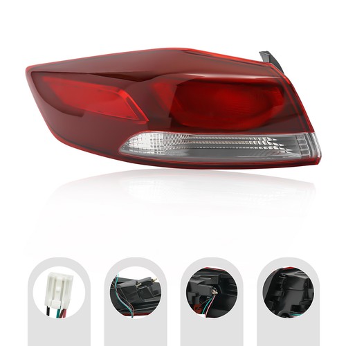 Left Driver Side Tail Light For 2017-2018 Hyundai Elantra Outer Rear Brake Lamp - Picture 5 of 9