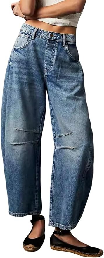 【BOK PLACE】Vintage mid denim winter denim wide pants BOK PLACE】Vintage mid denim winter denim wide pants XL (BOK
