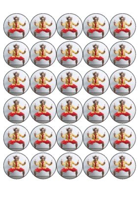 30 Ihr eigenes Foto | Business Logo 3,8 cm rund essbar Kuchen / Cupcake Topper