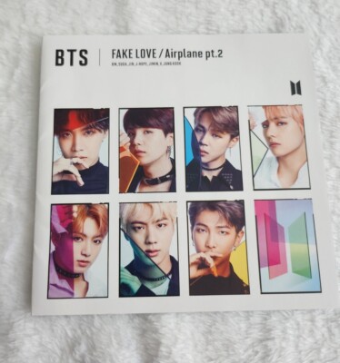 K-POP・アジア FAKE LOVE Airplane BTS CD BTS FAKE LOVE/Airplane pt.2 JAPAN CD Like New OPENED w