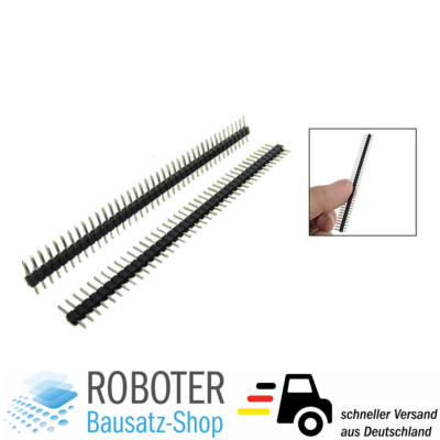 40 Pin 2,54 mm Stiftleiste einreihig 15mm Pin Header Arduino Raspberry Pi