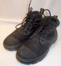 Doc Martens Shoreditch Canvas Laced Boots Black Air Wair Womens US 6 EU 38